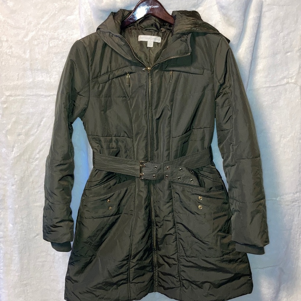 New York & Compnay Green Puff Jacket -M